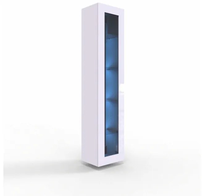 Obývacia stena Zigo III, Osvetlenie: osvetlenie LED RGB - farebné, Farby: čierny / wotan