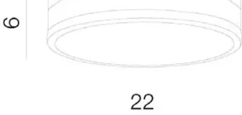 LED stropné svietidlo Kari 22