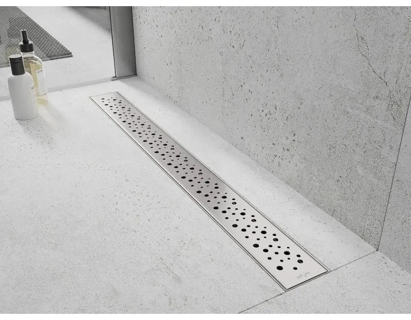 Mexen Flat nerezový sprchový žľab 70 cm vzor M12, 1021070-15