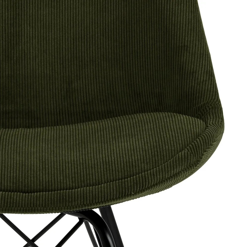 Tmavozelená jedálenská stolička Eris - Actona