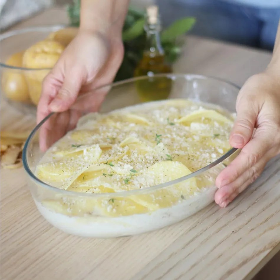 Pyrex Súprava sklenených pekáčov 2 ks, 3,7 l + 2,2 l