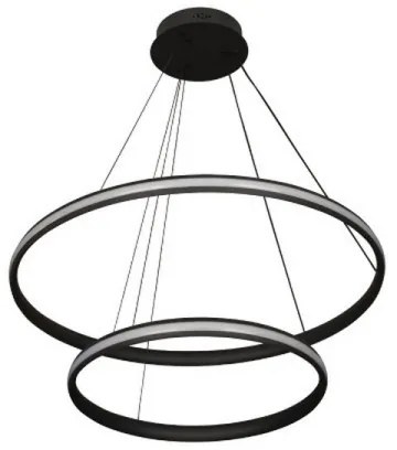 Stmievateľný LED luster s lankom LED/90W/230V 3000-6500K pr. 60 cm + diaľkové ovládanie