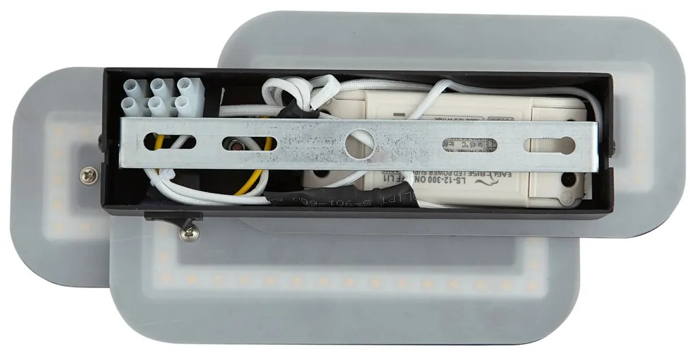 Moderné nástenné svietidlo čierne vrátane LED s 3-stupňovým stmievaním - Dias