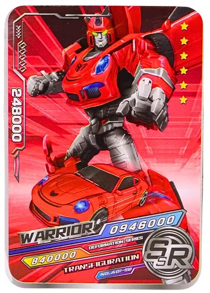 LEAN TOYS Auto-Robot 2v1 Transformers – červená
