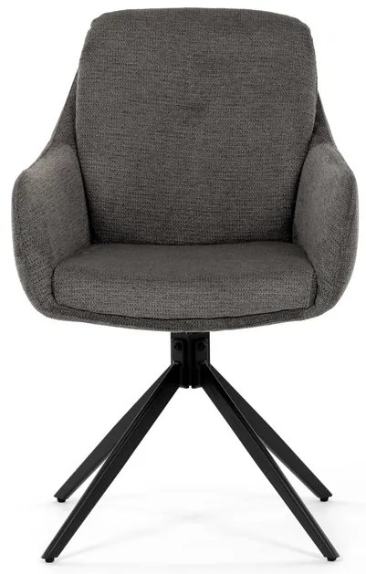 Autronic BONTEC Jedálenská stolička, sivá, látka, DCH-P3174 GREY2 Farba: Šedá