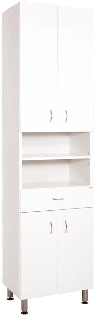 Kúpeľňová skrinka vysoká Keramia Pro 50x33,3 cm biela PROV50DV