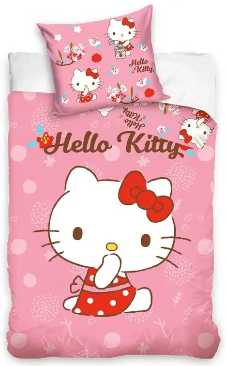 Obliečky do postieľky Hello Kitty Malá Mlsalka 100x135/40x60 cm