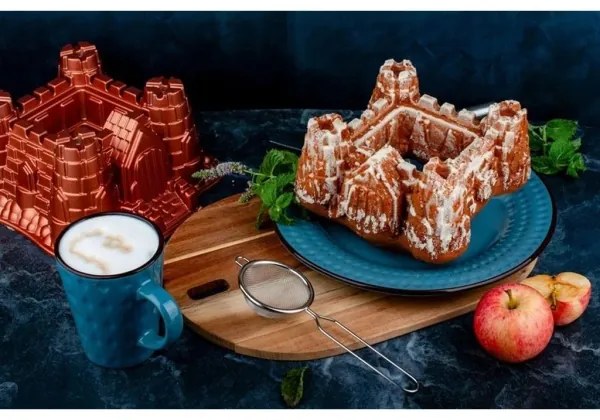 Forma na bábovku KITCHISIMO hrad/medená