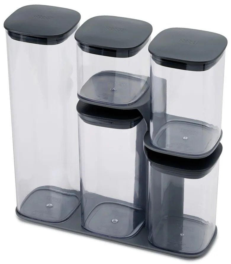 Dózy v súprave 5 ks na potraviny Podium – Joseph Joseph