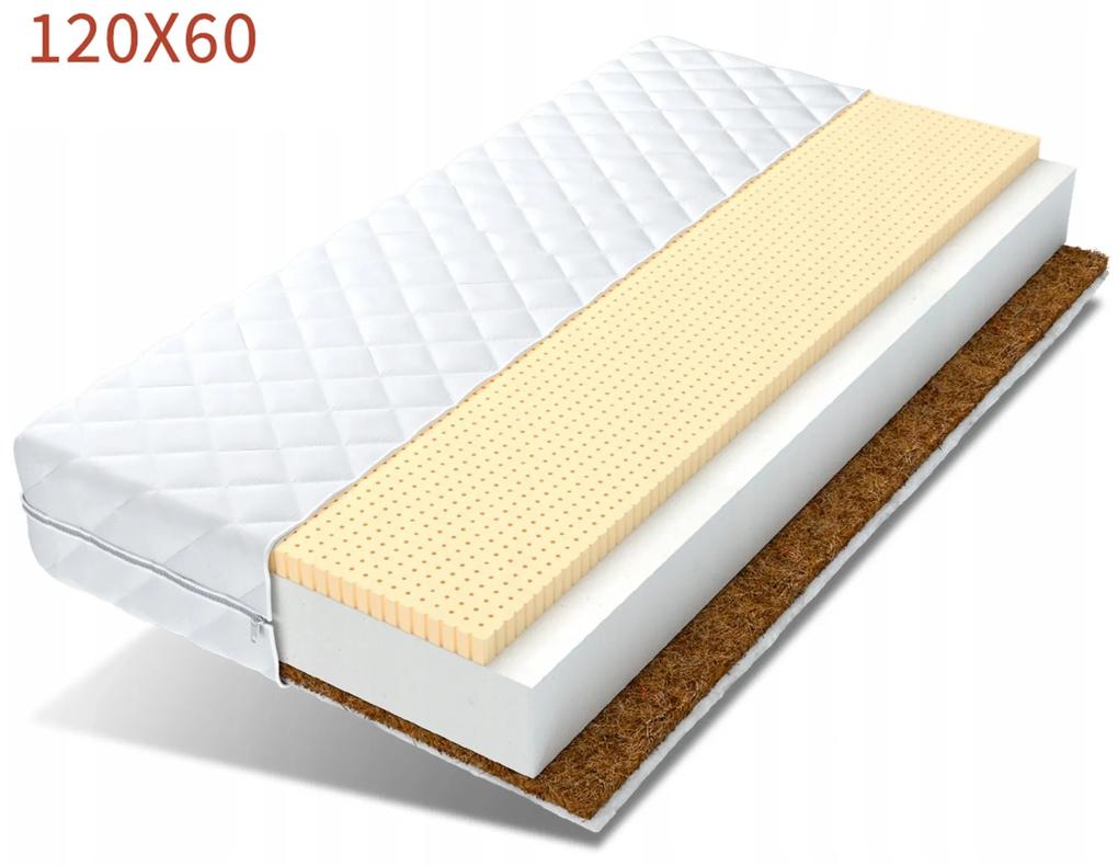 Vulpi Latexovo-kokosový matrac do postele CocoLatex 120x60