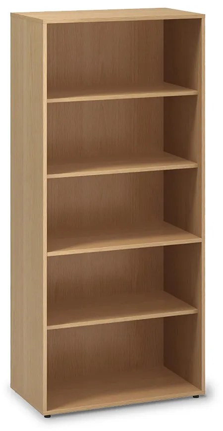 Vysoká skriňa ProOffice 80 x 45 x 178 cm, buk