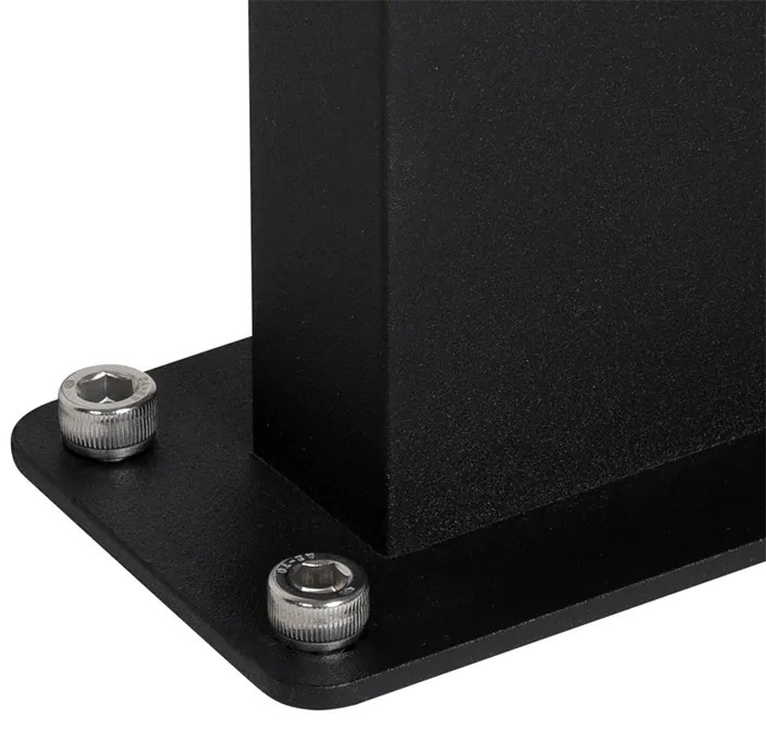 Priemyselná vonkajšia stojaca lampa čierna IP44 - Femke