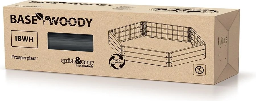 Vyvýšený záhon BOS WADY 148 cm hnedý