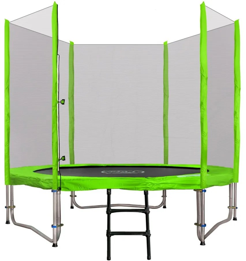 Záhradná trampolína RAMIZ SKY 8FT/244 cm - zelená