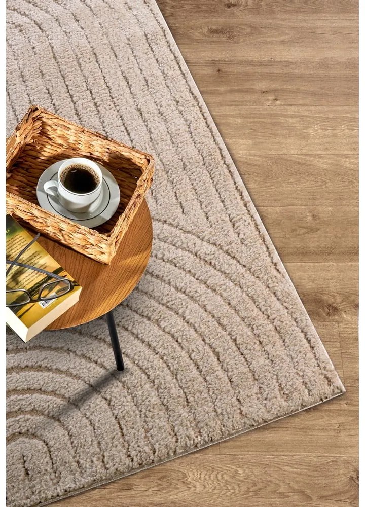 Taupe koberec 80x120 cm Panglao New York Taupe – Elle Decoration