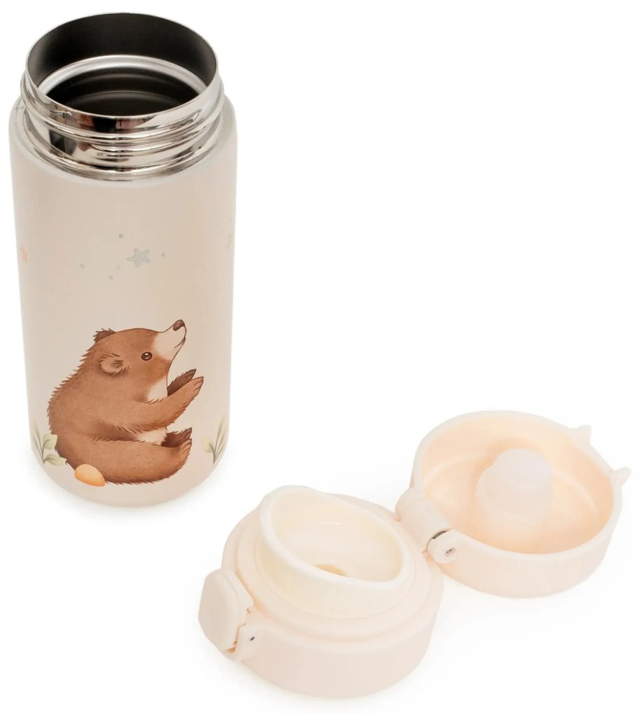 PETIT MONKEY Detská termo fľaša Bears and Stars 350 ml