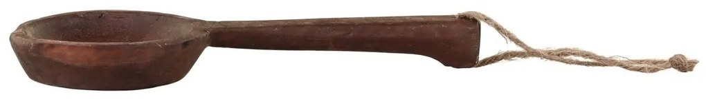 Hnedá drevená retro dekoračná lyžica Grimaud - 30*15*3 cm