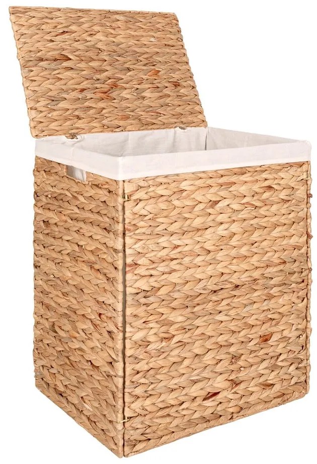 Kôš na bielizeň z vodného hyacintu v prírodnej farbe Passo – House Nordic