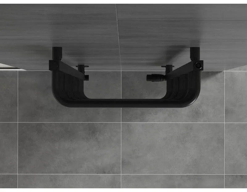 Mexen Apollo, vykurovacie teleso 1210 x 450 mm, 563 W, čierna, W117-1210-450-00-70