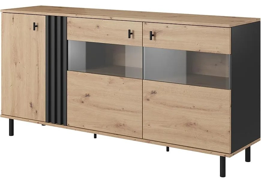 Komoda Madis E Dub Artisan/Antracyt