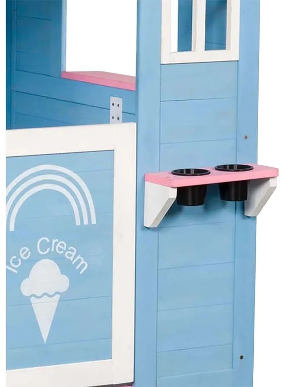 Hapro | Detský drevený domček Zmrzlinový raj | 11640648