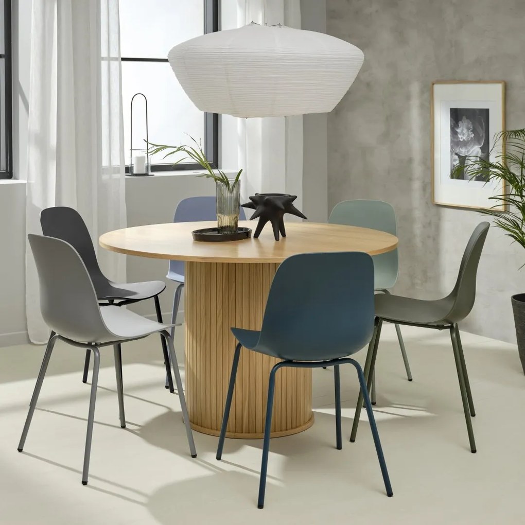 NOLA JEDÁLENSKÝ STÔL - Ø120 cm black oak
