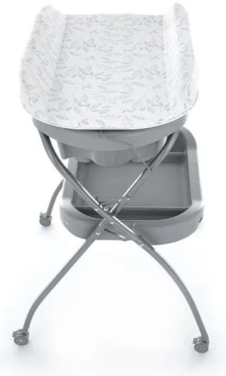 PETITE&MARS - Prebaľovací pult s vaničkou SPA 3v1 šedá