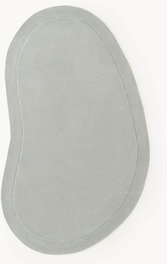 Ručne tuftovaný vlnený koberec v organickom tvare Kadey