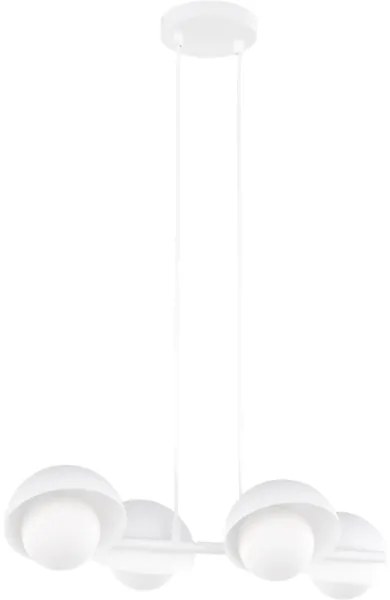 Luster na lanku BOOM 4xG9/8W/230V biely