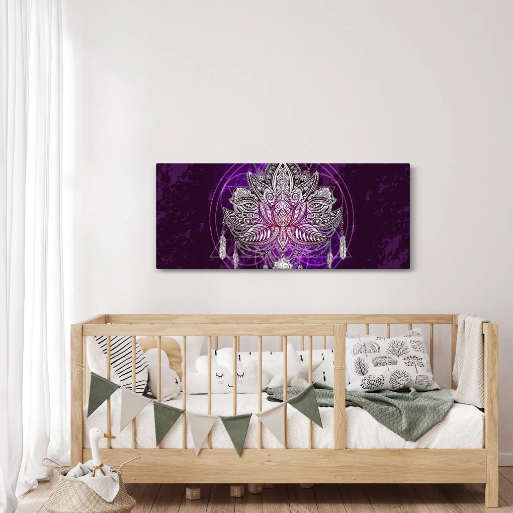Obraz - Lotos (120x50 cm)