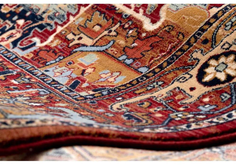 Vlnený kusový koberec Keshan terakota 120x145cm