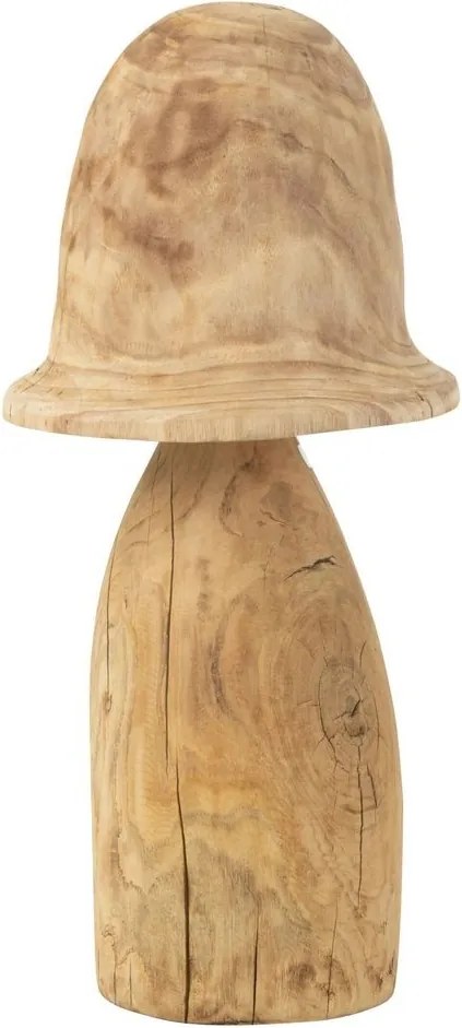Prírodné drevená dekorácia huba Mushroom XL - Ø 35*70 cm