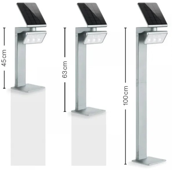 STEINEL 671211 - Solárny senzorový LED reflektor XSolar GLS 0,5W/LED IP44