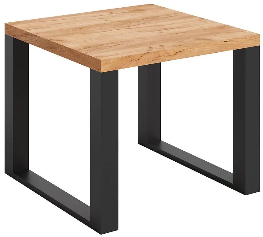 Konferenčný stolík Mona 600/600/500 dub craft/čierna