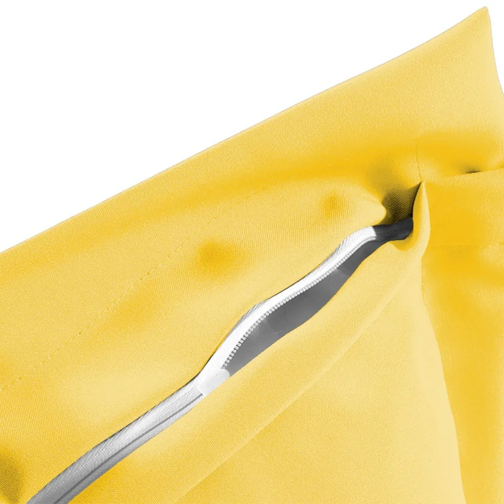 Biante Dekoračná obliečka na vankúš s lemom Rongo RG-090 Svetlo žltá 40 x 60 cm
