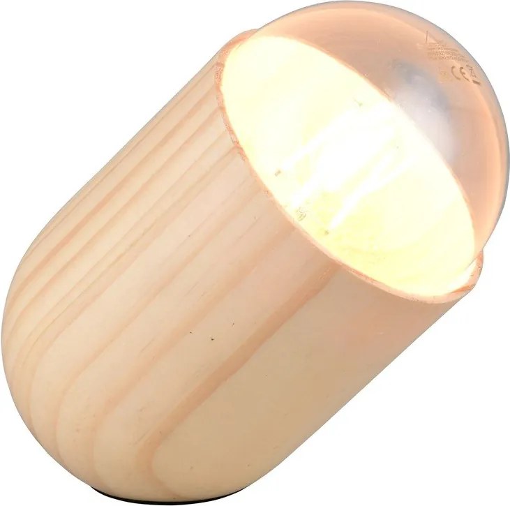 Béžová stolová lampa (výška 13,5 cm) Nara – Reality