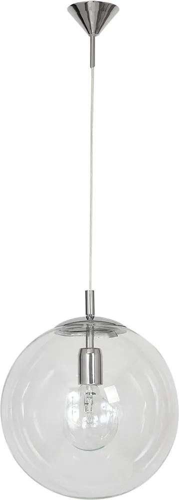 ELECTRA | sklenená visiaca lampa v tvare gule Veľkosť: Guľa