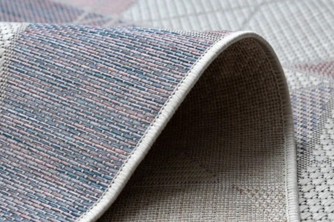 Koberec SIZAL SION Geometric 3006 ecru/rúž