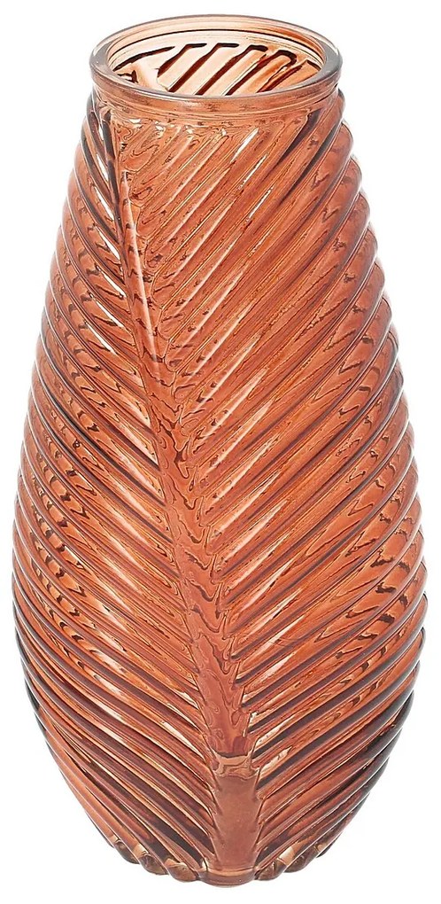 Sklenená váza Leaf I 13x10x29 cm