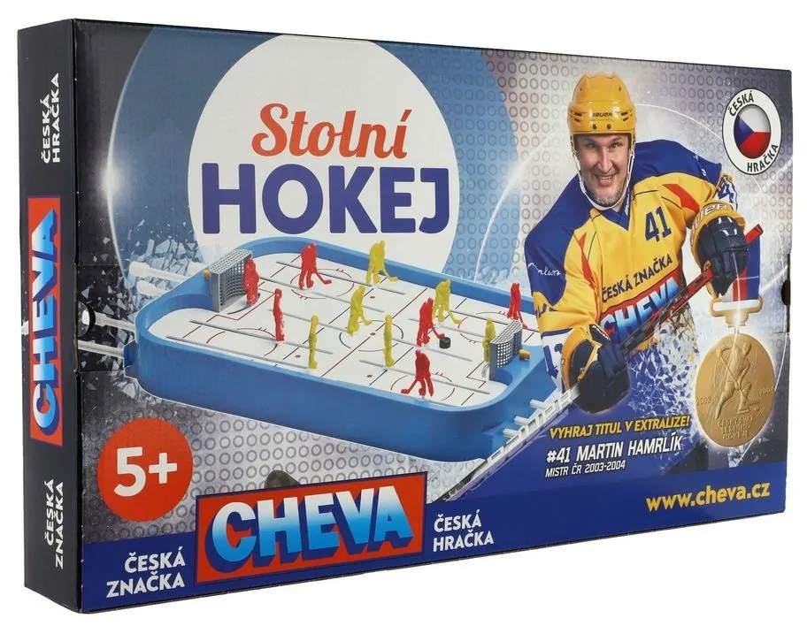 CHEVA Hokej spoločenská hra plast, v krabici 53 x 30,5 x 7 cm