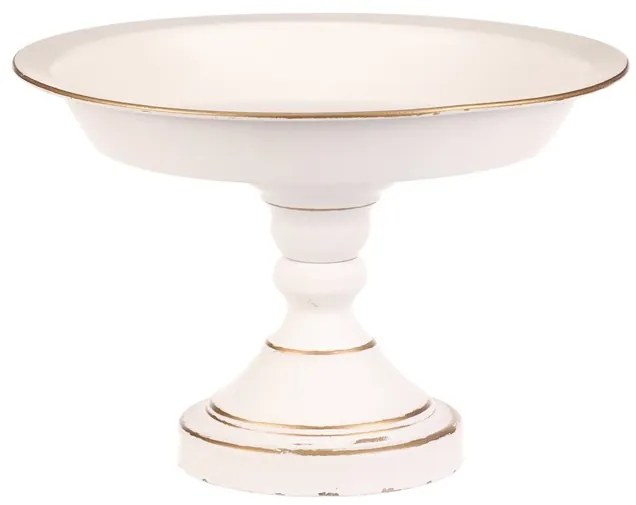 Autronic BONTEC Misa kovová - na stojane, 20 cm, aranžovacia, biela Farba: Biela