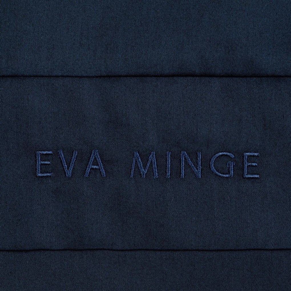 MAKOSATÉNOVÉ OBLIEČKY EVA MINGE ELEGANT1F 140X200 CM, 1 KS 70X80 CM TMAVOMODRÉ