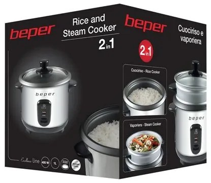 Beper 90550 parný varič a ryžovar 1 l