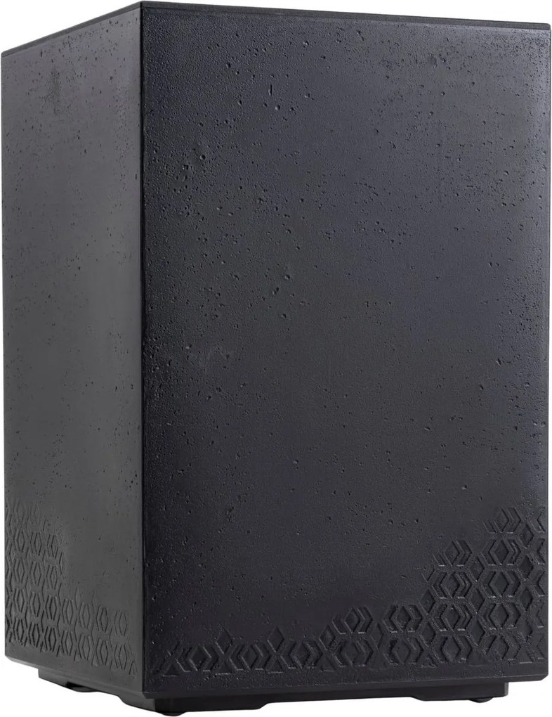 Květináč na kolečkách BETONIQUE 60x40 cm černý