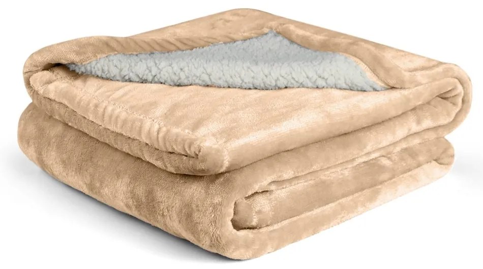 Polášek Mikroflanelová deka s barančekom - Ružová | 100 x 150 cm