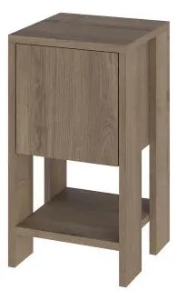 Nočný stolík Houseland EMA dub tmavý