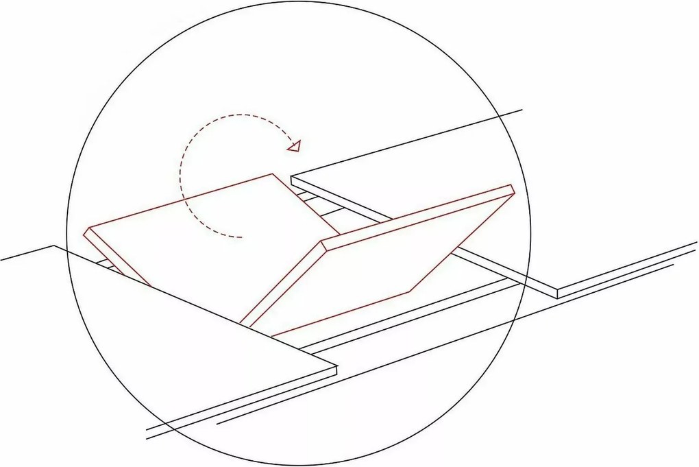 Rozkladací jedálenský stôl Logan 160/200 cm keramika biely mramor/čierny