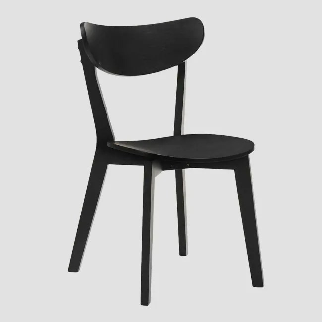 Set dvoch jedálenských stoličiek VIERI čierne 718137