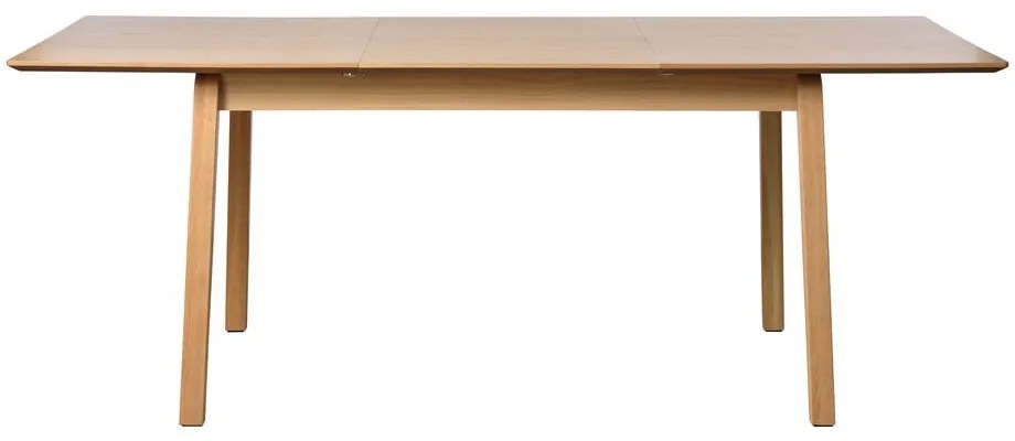Rozkladací jedálenský stôl s doskou v dubovom dekore v prírodnej farbe 95x200 cm Bari – Unique Furniture