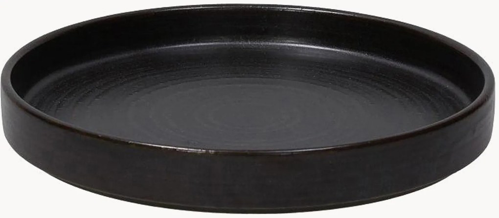 Porcelánové taniere's vysokým okrajom Rust, 6 ks